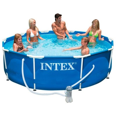 Piscina Intex Frame Diametro 305 x 76 cm con pompa