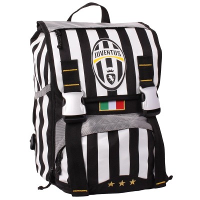 Zaino Tessuto poliestere 600D serigrafato con nserti in tessuto twotone Bianco/Nero Juventus SEVEN 2B6001601