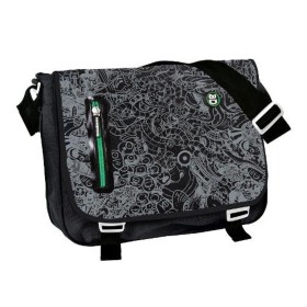 Borsa con tracolla Bastardi Dentro in tessuto poliestere Nero SEVEN 484001302