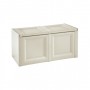 Baule multiuso cm 86x40x42 in resina colore Angora Omnimodus