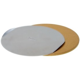 Pietra per pizza rotonda Weber per Barbecue a carbone D.36,5 - Spessore: 10mm - Ideale per la cottura della pizza