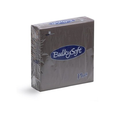 BULKYSOFT Tovagliolo Rainbow Plus 2 Veli 38 x 38 Colore Nero