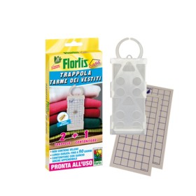 Orvital Flortis Trappole Tarme dei Vestiti Astuccio da 2 Trappole