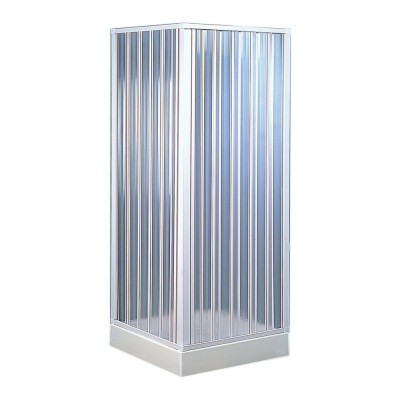 BOX DOCCIA 2 Ante Scorrevoli Modello SKY Apertura Angolare 110-80X110-80 cm H185 cm