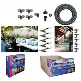 Impianto Rinfrescante Per Ombrelloni Refreshing Kit con Ugelli Anti Ruggine