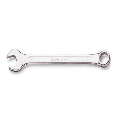 Beta 42 Chiave Combinata a Forchetta e Poligonale Piegata Cromata 10x10 mm