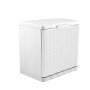 STEFANPLAST Scarpiera Impilabile Rettangolare Elegance Bianca 40 x 30 x 40 Centimetri