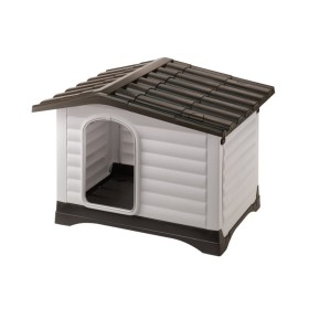 Cuccia Dogvilla 90 per cani taglia media realizzata in plastica con tetto apribile FERPLAST