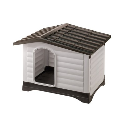 Cuccia Dogvilla 90 per cani taglia media realizzata in plastica con tetto apribile FERPLAST