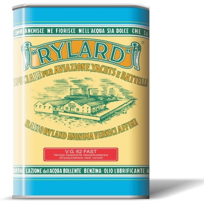 Vernice VG 62 Rylard Fast Lucida litri 2,5 per legno monocomponenete Brava
