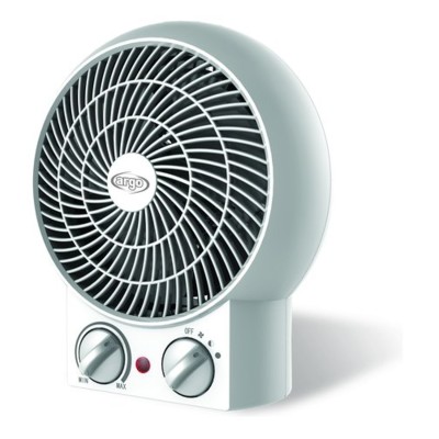 Argoclima Twist Termoventilatore Tradizionale da Tavolo Bianco 2000/1200 60 m3 Eco-Comfort 230V 50Hz