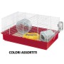 Gabbia di piccole dimensioni per criceti Dim. 46 x 29,5 x h 23 cm FERPLAST