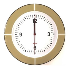 Orologio da parete i-Clock colore sabbia cornice in materiale plastico pregiato bicolore GUZZINI 28950039