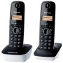 Telefono Cordless Panasonic KX-TG1612JTW Twin Pack Nero