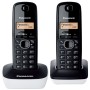 Telefono Cordless Panasonic KX-TG1612JTW Twin Pack Nero