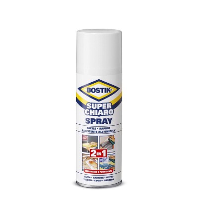 Bostik Super Chiaro 244395 Colla In Bombola Spray 200 ml