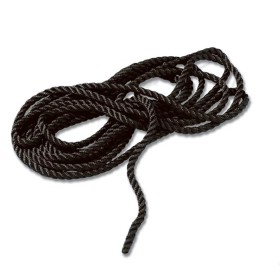 CIMA ORMEGGIO 20 MM 12 METRI POLIESTERE RITORTO, NERO, NAUTICA