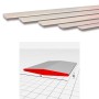Stecche per vele Fiberglass sezione piatta romboidale mt 2