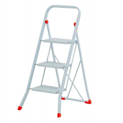Sgabello Sempreutile 3 Gradini Gierre In Acciaio Bianco