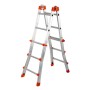 Scala Telescopica In alluminio Mini AL010 Gierre EN131 Gradini 3+3