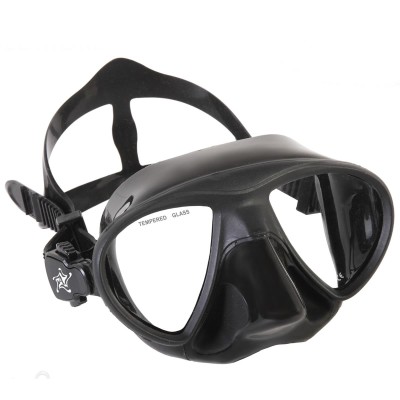 MASCHERA APNEA SEE MORE BIOCULARE SILICONE NERO ABYSSTAR