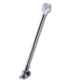 Asta Abbattibile luce 360 gradi Bianca Omologata RINA Per Barca Bianca