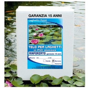 Telo per Laghetto RINFORZATO in PVC Verde 4,00 x 5,00 metri