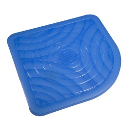 Pedana Doccia Azzurra In Resina Oasi Metaform Cm 56x56