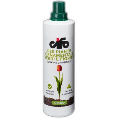 Concime Cifo Liquido Universale Per Piante Ornamentali Verdi e Fiorite Litri 1