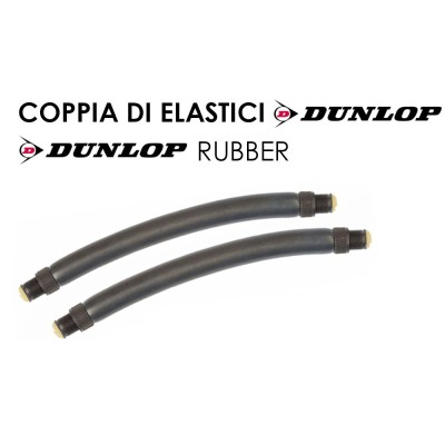 Coppia di elastici Per Arbalete Dunlop Diametro mm 18 Lunghezza cm 16