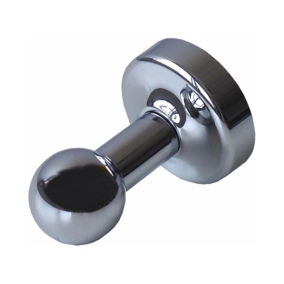 Pika' 1 Appendino da Parete SFERA Fissaggio con Adesivo Colore Cromato