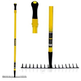 RASTRELLO STANLEY 14 DENTI CON MANICO IN FIBRA DI VETRO