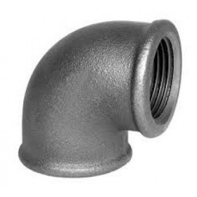 Gomito Zincato Femmina Femmina 3" per Idraulica