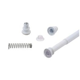 ASTA DOCCIA ALLUNGABILE BIANCA DA CM 150 A CM 220