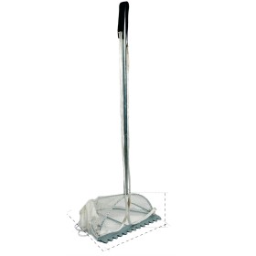 TELLINARO RASTRELLO MEDIO ZINCATO CM 45X18X35 RETE IN NYLON