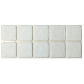 FELTRINI AUTOADESIVI MM 30X30 BIANCO