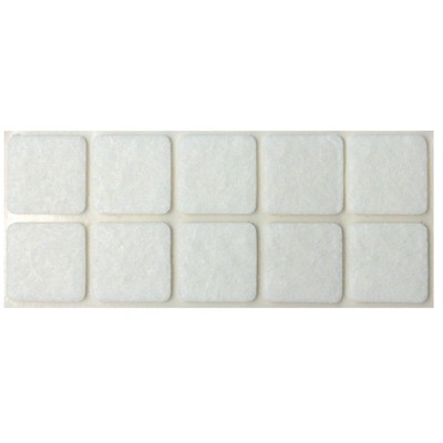 FELTRINI AUTOADESIVI MM 30X30 BIANCO