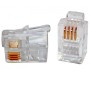 Spine Telefoniche Plug Modulari 4P4C 10 Pezzi
