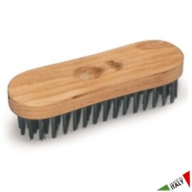 SPAZZOLA ACCIAIO A SCARPETTA PROFESSIONALE