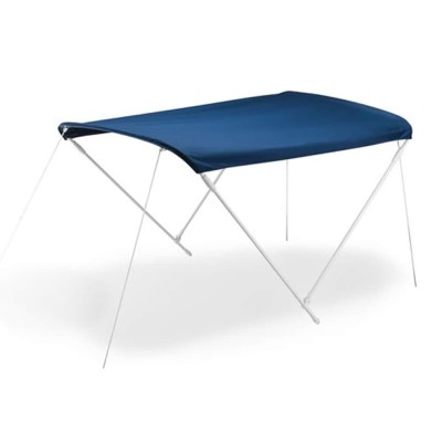 Tendalino due archi Sombrero Blue Strong Telaio Alluminio Bianco cm 130x180x110