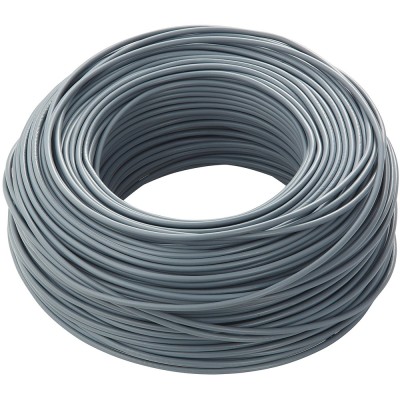 Cavo Cordina Antifiamma Unipolare 100 Metri 1x6 mm Colore Grigio NO7V-K 05