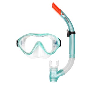 SET MASCHERA CORFU' JUNIOR VETRO TEMPERATO E BOCCAGLIO