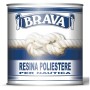 Resina di Poliestere Con Catalizzatore Litri 0,375 Brava