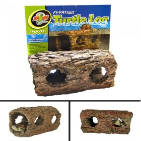 Zoo Med Casa per Tartarughe Tronco In Resina Habitat Per Rettili Rifugio Animale Domestico