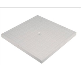COPERCHIO CARRABILE IN PVC PER POZZETTO CM 40X40