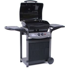 BARBECUE BBQ GAS ACCIAIO INOX 2 BRUCIATORI G20512 SAPORILLO