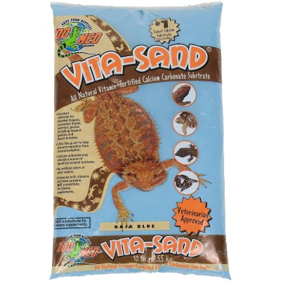 Zoo Med Vita Sand Baja Blu Sabbia Naturale Per Rettili Desertici Animali Domestici