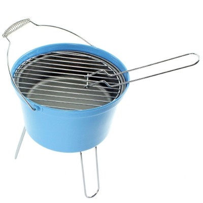 Betty Garden Secchio Barbecue a Carbone Azzurro
