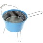 Betty Garden Secchio Barbecue a Carbone Azzurro