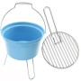 Betty Garden Secchio Barbecue a Carbone Azzurro